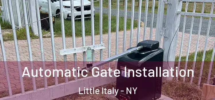  Automatic Gate Installation Little Italy - NY
