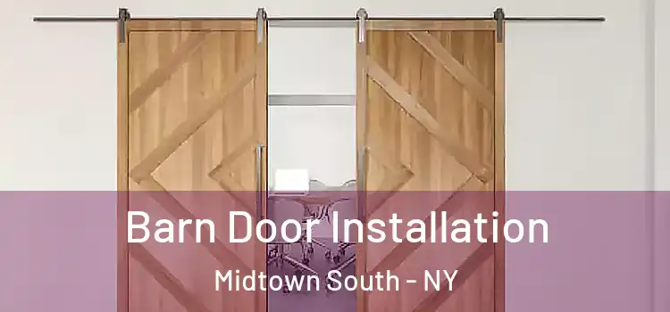  Barn Door Installation Midtown South - NY