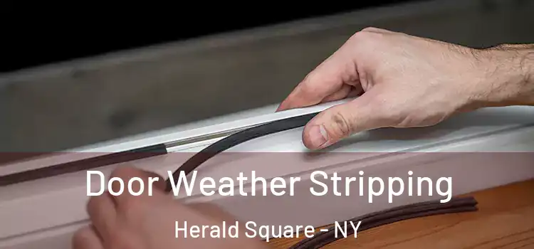 Door Weather Stripping Herald Square - NY