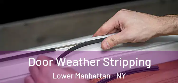 Door Weather Stripping Lower Manhattan - NY