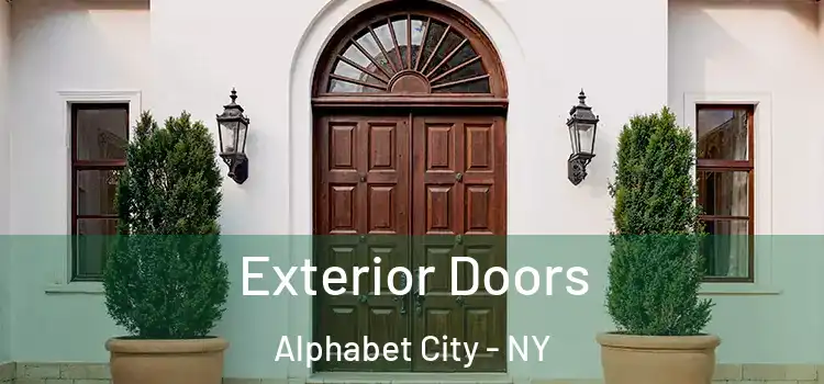  Exterior Doors Alphabet City - NY
