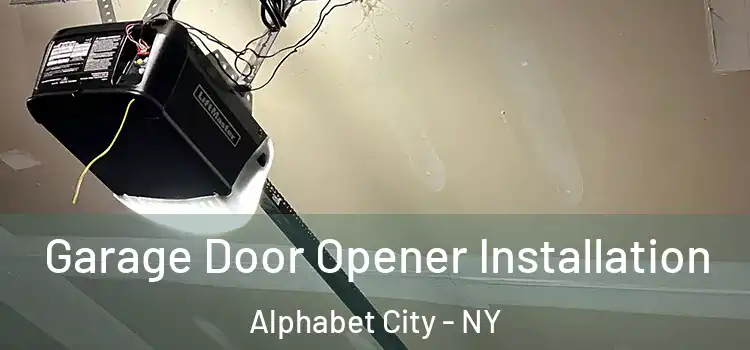  Garage Door Opener Installation Alphabet City - NY
