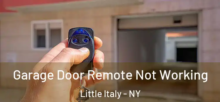  Garage Door Remote Not Working Little Italy - NY