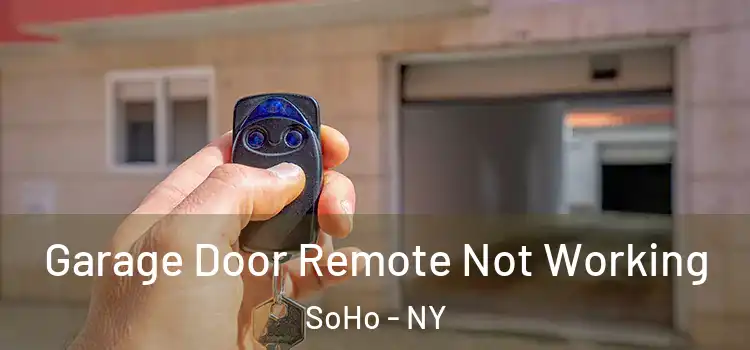 Garage Door Remote Not Working SoHo - NY
