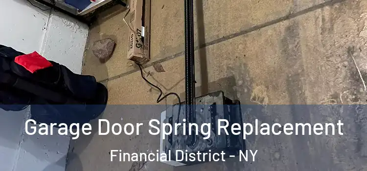 Garage Door Spring Replacement Financial District - NY
