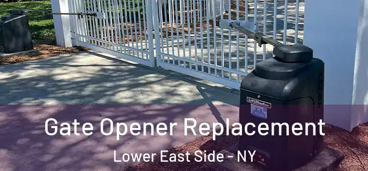  Gate Opener Replacement Lower East Side - NY
