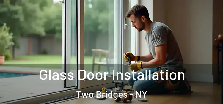  Glass Door Installation Two Bridges - NY