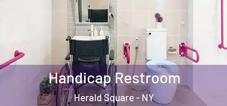  Handicap Restroom Herald Square - NY