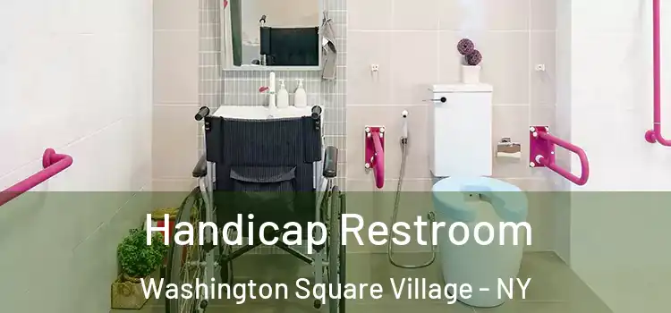  Handicap Restroom Washington Square Village - NY