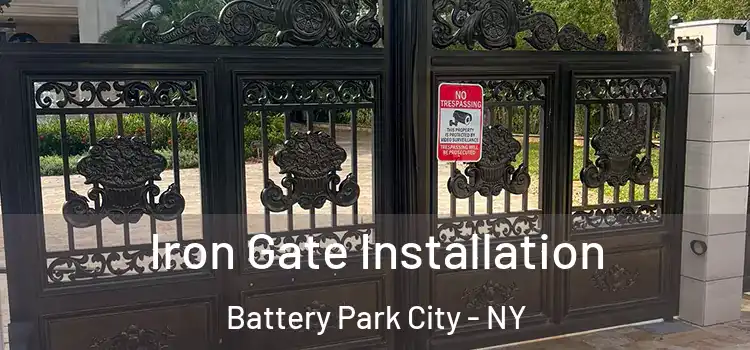  Iron Gate Installation Battery Park City - NY