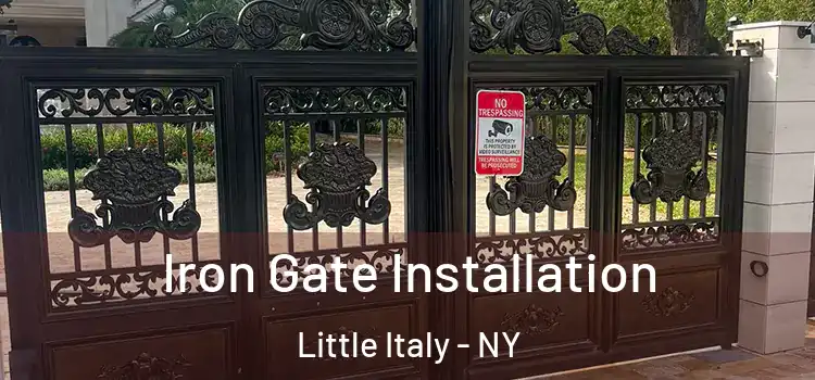  Iron Gate Installation Little Italy - NY