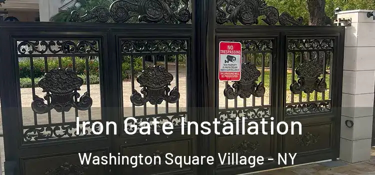  Iron Gate Installation Washington Square Village - NY