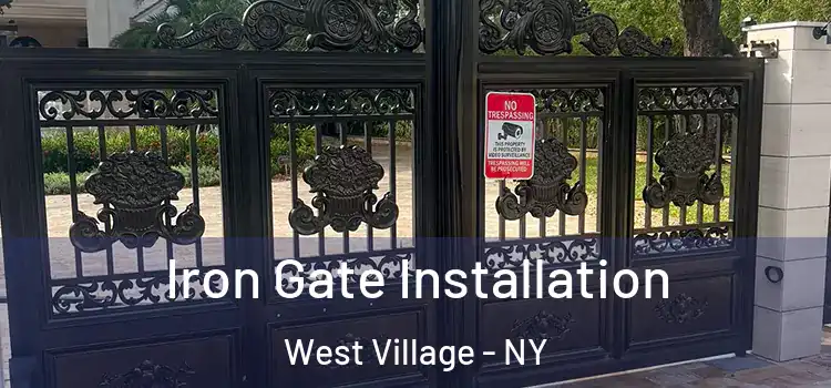  Iron Gate Installation West Village - NY