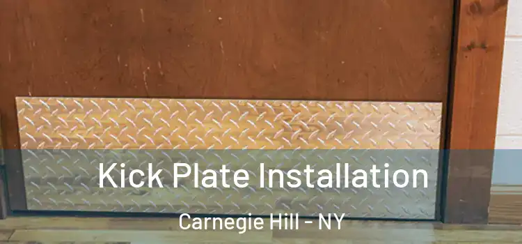 Kick Plate Installation Carnegie Hill - NY