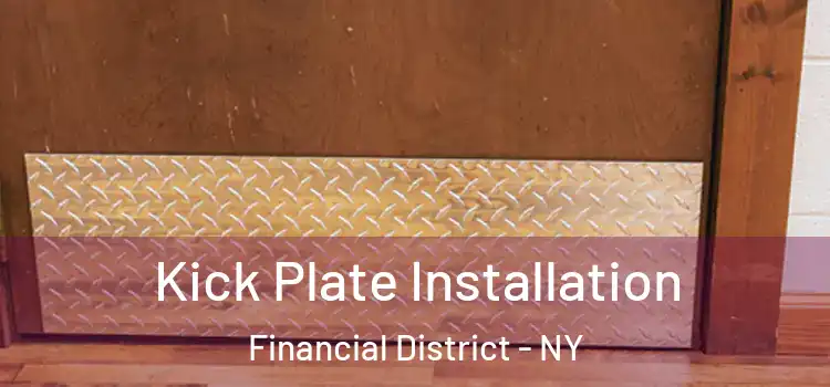  Kick Plate Installation Financial District - NY