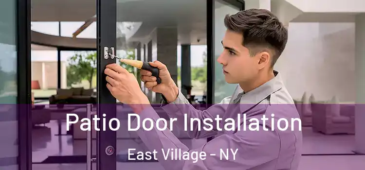 Patio Door Installation East Village - NY