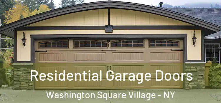  Residential Garage Doors Washington Square Village - NY