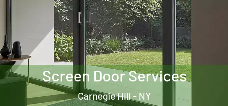  Screen Door Services Carnegie Hill - NY